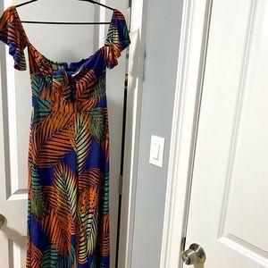 Tropical vacation jumpsuit